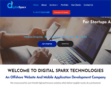 Tablet Screenshot of digitalsparx.com